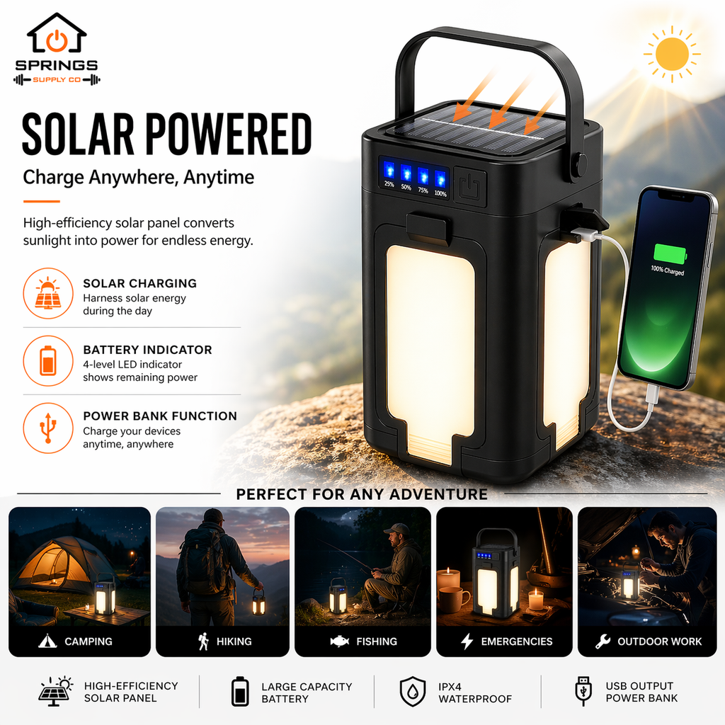 Portable Solar Lantern & Emergency BackUp – Perfect for Load Shedding