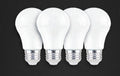 4 x 9W Rechargeable LED Bulb E27. 4-5hr Loadshedding Backup